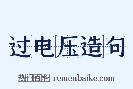 过电压造句是什么意思的图片